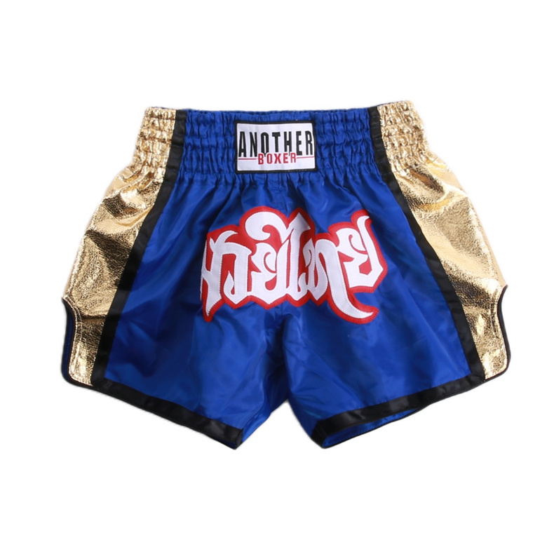 Custom Tiger Muay Thai Shorts Embroidered Boxing Short Men And Personalized Thai Boxing Shorts Black