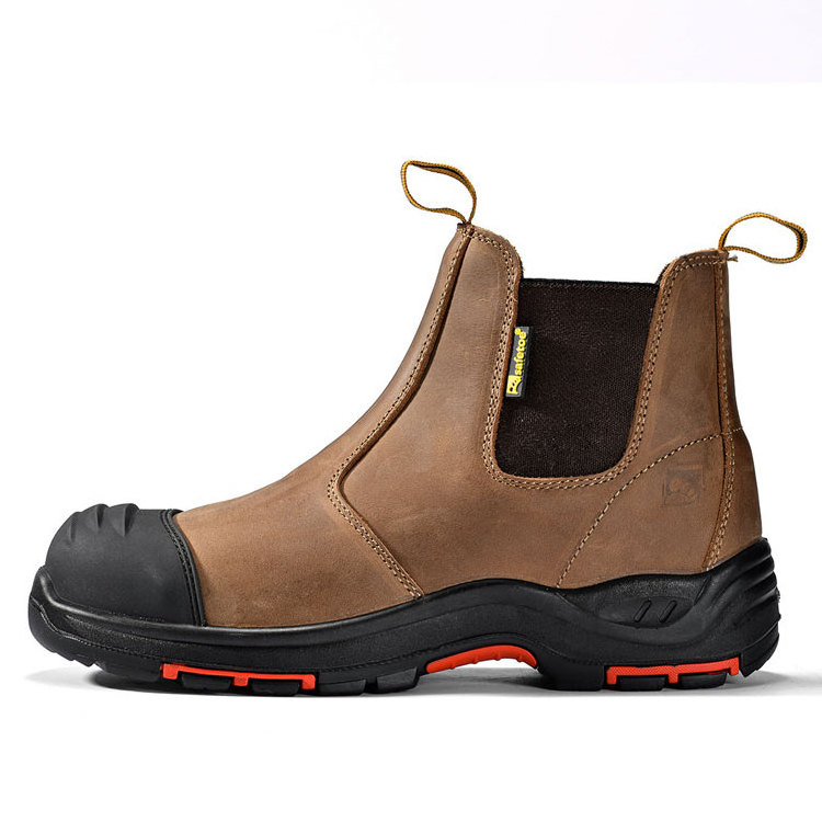 Safe steel toe labor insurance shoes anti-smashing anti-piercing men's anti-slip acid and alkali resistant high-top safety shoes