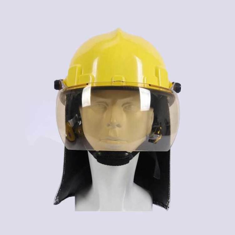 Yellow anti-smash fire helmet firefighter emergency rescue protection flame retardant safety helmet