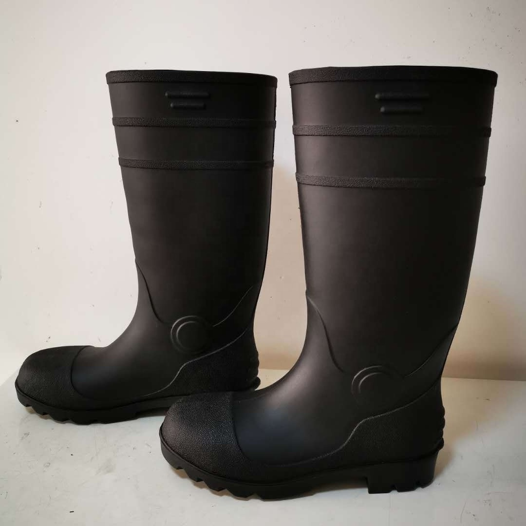 Anti-smashing and anti-piercing steel toe steel bottom safety labor protection rain boots