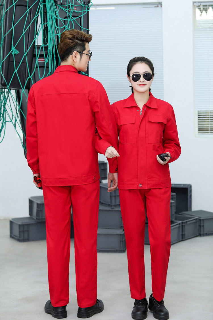 Pure cotton welder work clothes suit men's spring and autumn cotton labor protection clothing