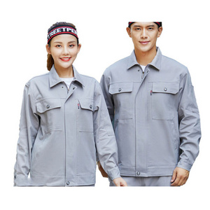 Pure cotton welder work clothes suit men's spring and autumn cotton labor protection clothing