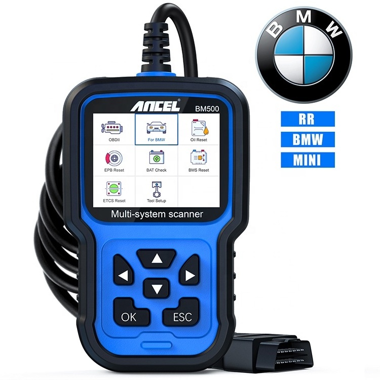 Ancel BM500  Professional Auto Diagnostic Tools ODB2 Full System Enhanced DPF  TPMS Reset Automotive Scanner Car Scanner