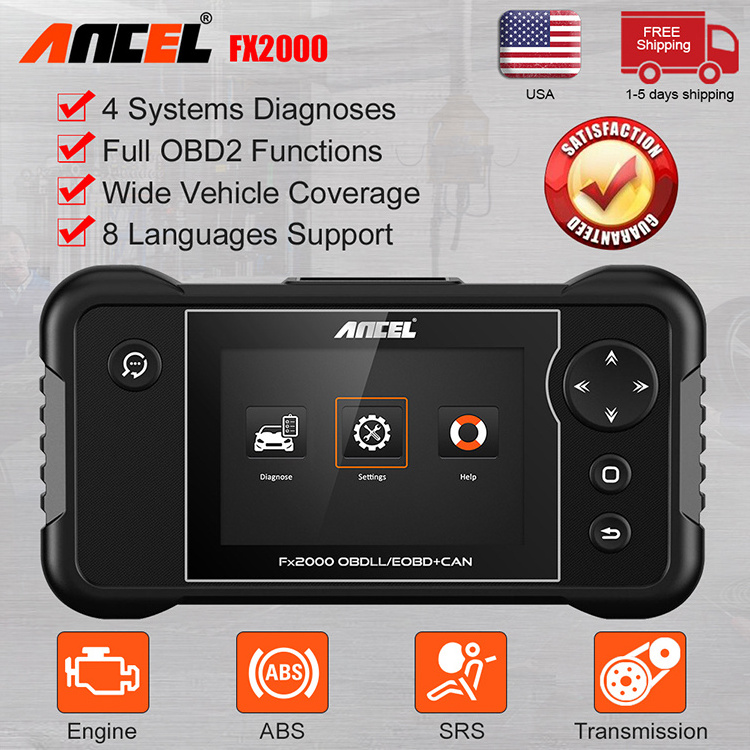 Ancel FX2000 Car Diagnostic Tool OBD2 With ABS SRS Airbag Transmission Engine Diagnostic Automotive Scanner Car Diagnostic Tools