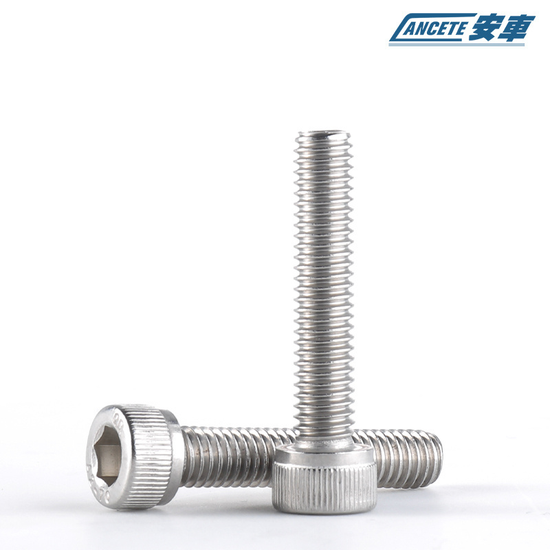 ss Cylindrical head hexagonal socket nuts and bolts titanium 201 stainless steel bolt