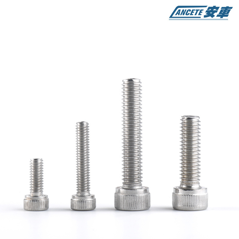 ss Cylindrical head hexagonal socket nuts and bolts titanium 201 stainless steel bolt