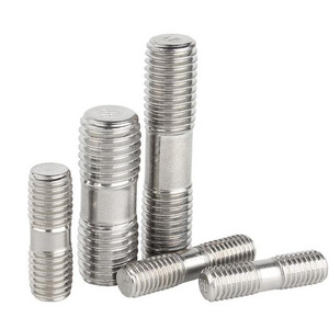 Ss304 Stainless Steel Stud Machine Bolts And Nuts M10 Studs Bolt Double End Stud