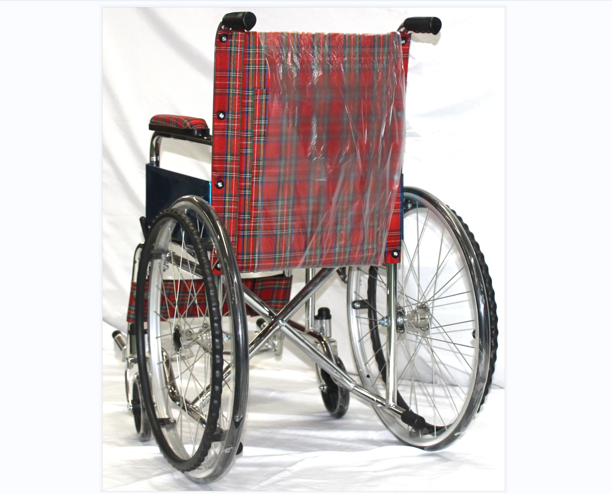 Disable People Use Portable Steel Wheelchair Durable Manual Folding Wheelchairs For Cheap Sales