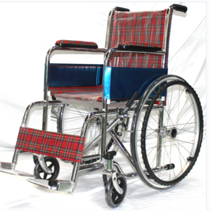 Disable People Use Portable Steel Wheelchair Durable Manual Folding Wheelchairs For Cheap Sales