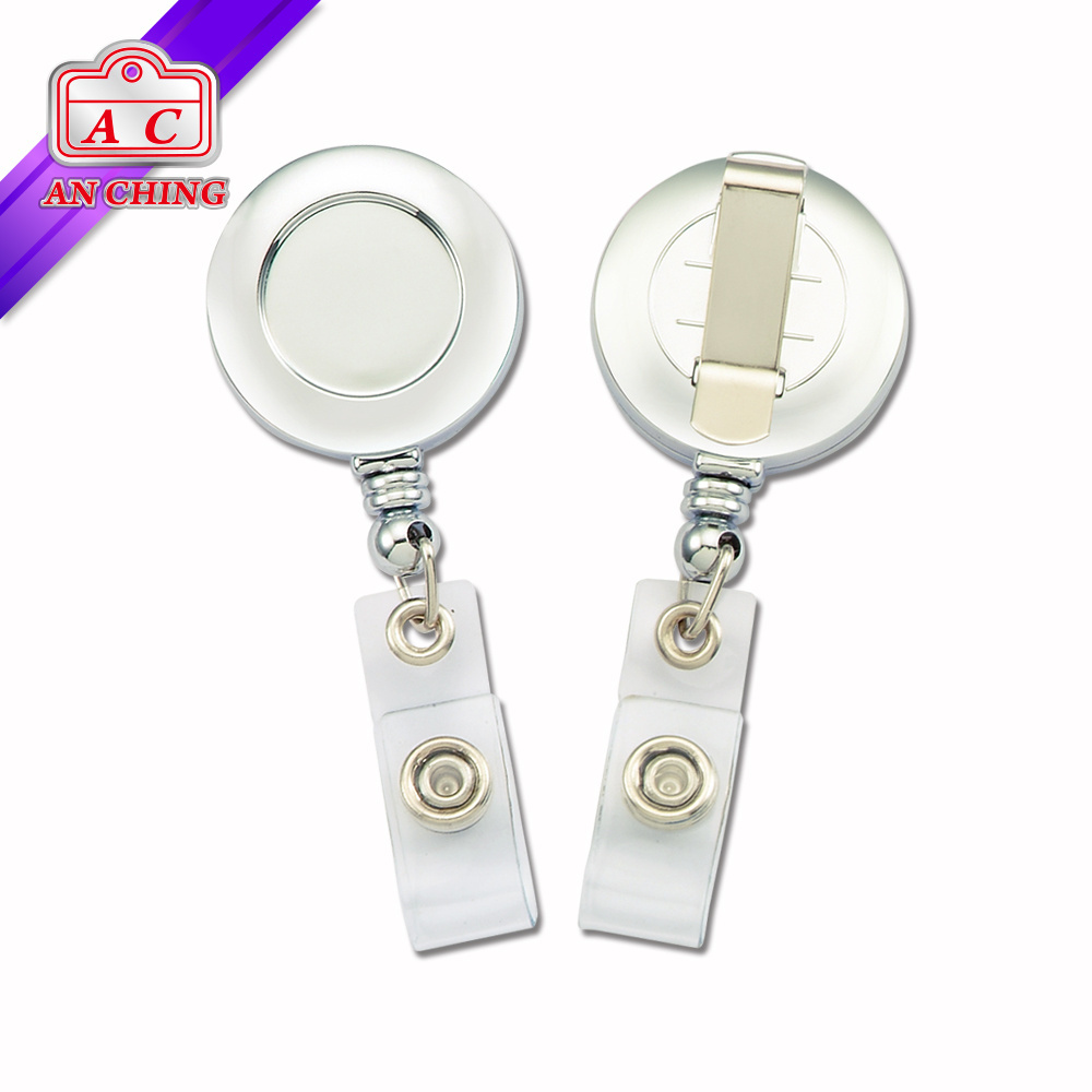 Hot Sale Round Shape Medical Reel YoYo Retractable Pull ID Badge Reels