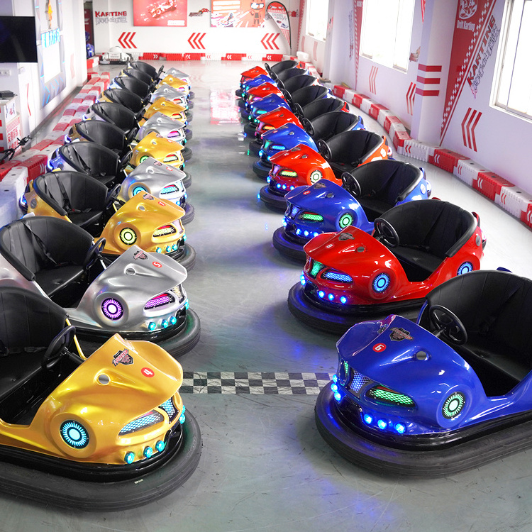 Kidzone outdoor bumper car park children indoor bumper cars  2 kids ride-on amusement park electric rides adult big bumper car