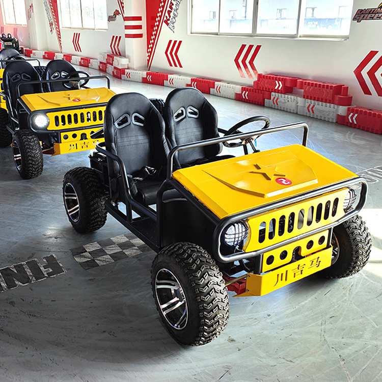 Buggy Go Karts for kids 2 seater 2024 New Design Motor battery electric karting car children go kart amusement park equipment