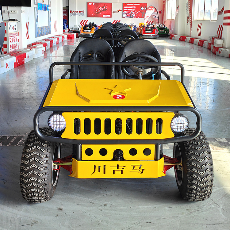 Buggy Go Karts for kids 2 seater 2024 New Design Motor battery electric karting car children go kart amusement park equipment