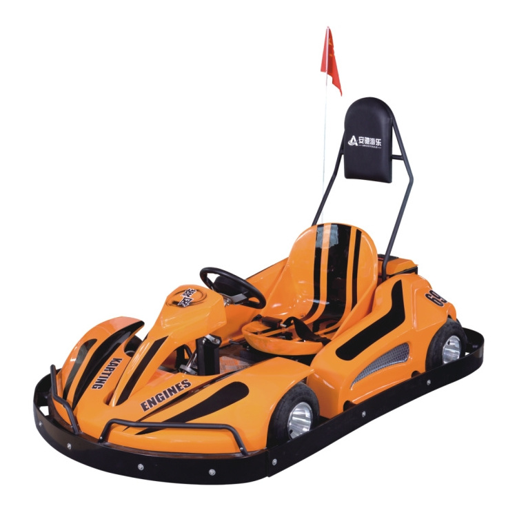 Anchi orange Cyclone S parent-child electric go karts adult drift kart with baby cheap racing go kart for sale 24 volt battery