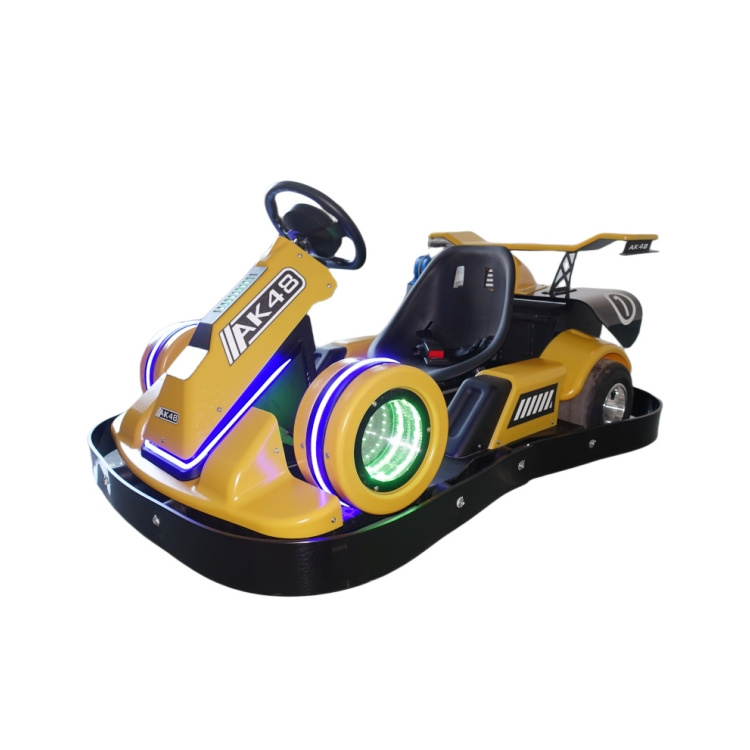 High quality AK48 powerful amusement park electric rides toy car battery electric go karts for kids racing go karts for adults