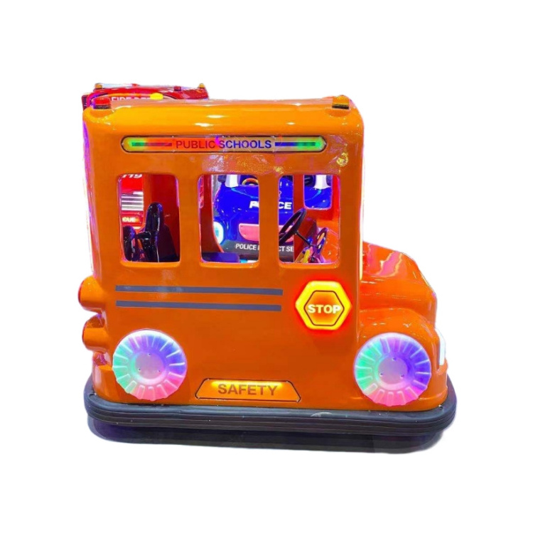 School Bus amusement park rides bumper car hot ride on cars popular battery bumper car