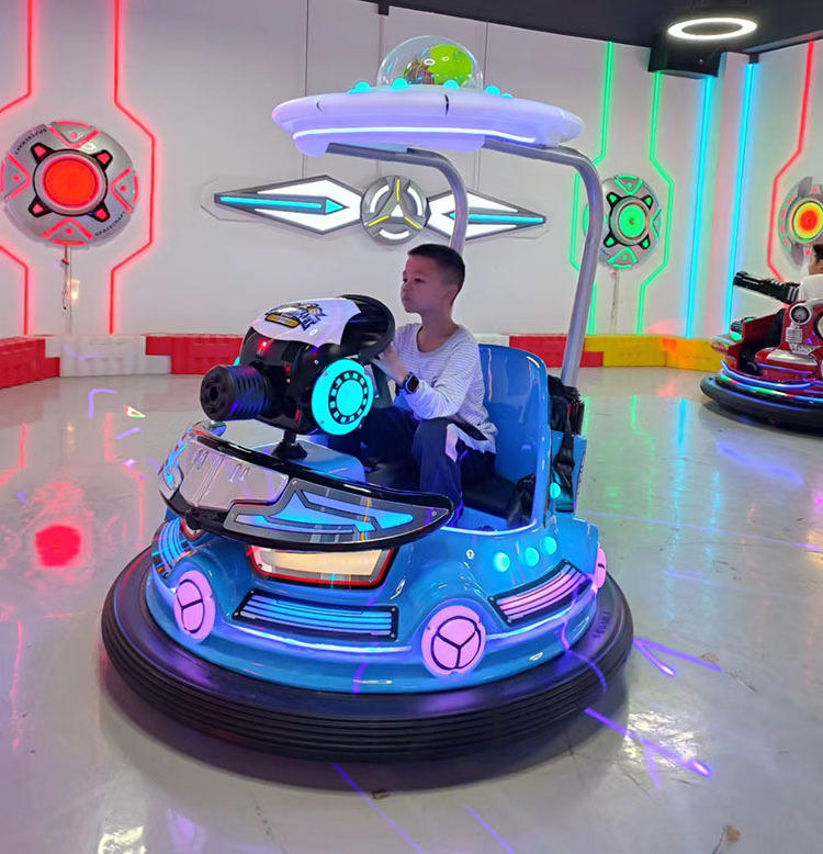 Children amusement park ride on inflatable bumper cars wheel 360  spinning baby electric bumper car with remote control