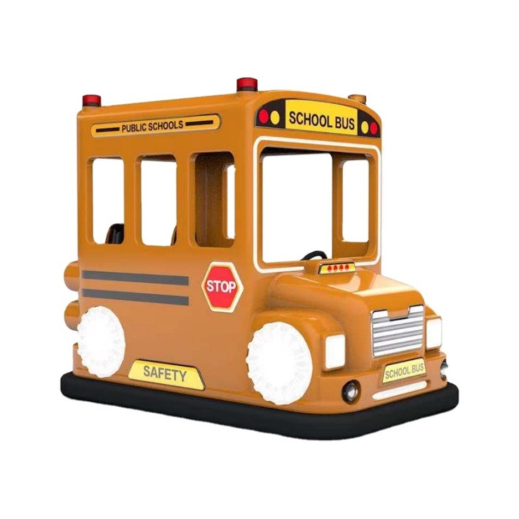 School Bus amusement park rides bumper car hot ride on cars popular battery bumper car