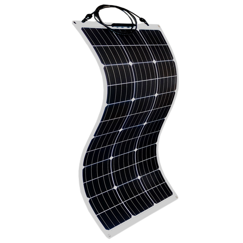 ACTECmax Manufacturer 240W Flexible Solar Panel for Car Truck Tractor Roof Air Conditioner Parking Cooler Power Cell Solar Panel