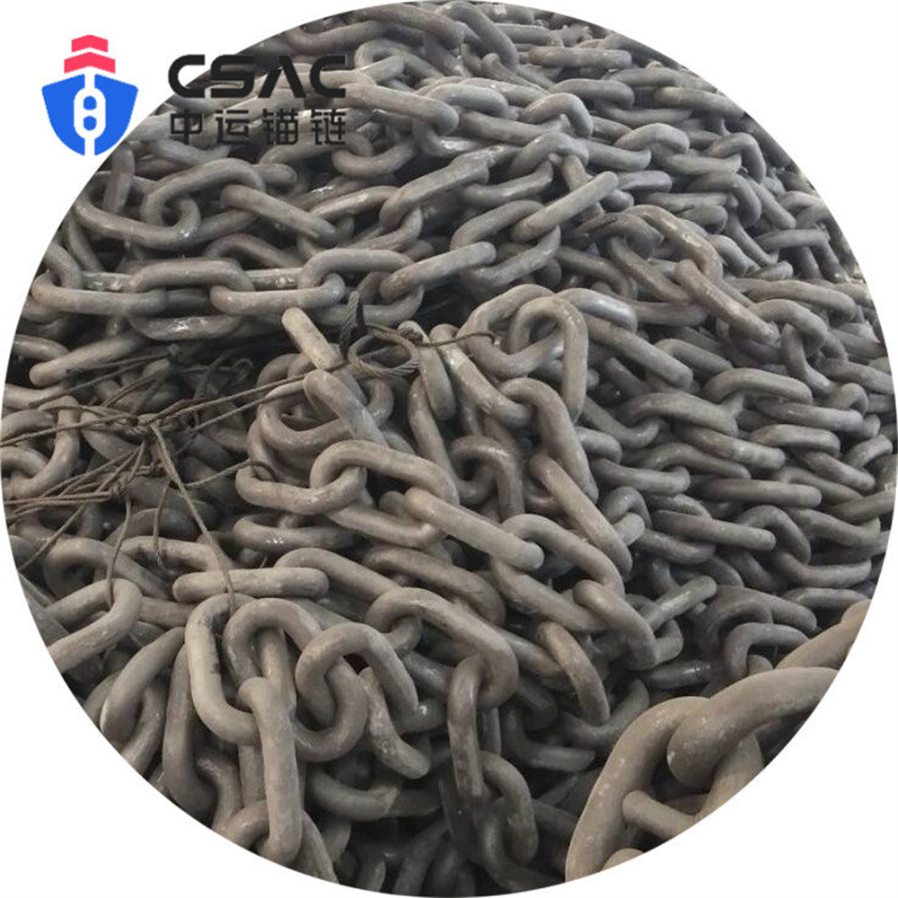 wholesale custom high quality 50mm Stud / Studless Link Anchor Chain Ship Anchor Chain