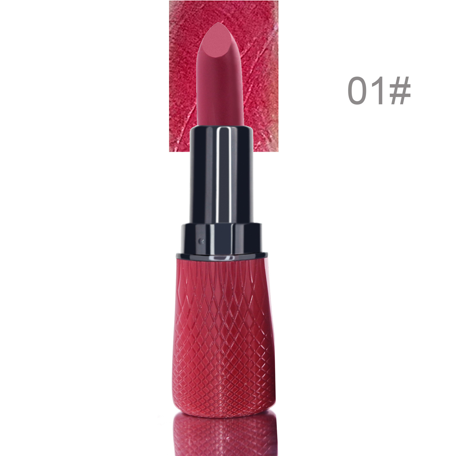 CKH01A1 Waterproof Ink velvet matte long lasting lipstick Makeup cosmetic black matte Chinese lipstick vegan nude cute lipstick