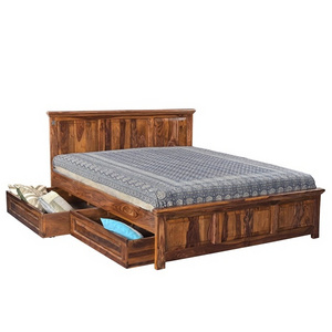 High Quality Modern Storage King Queen Size Leather Bed Solid Wood Bed Frame For Bedroom Furniture Direct Sale at Cheap Rate OEM