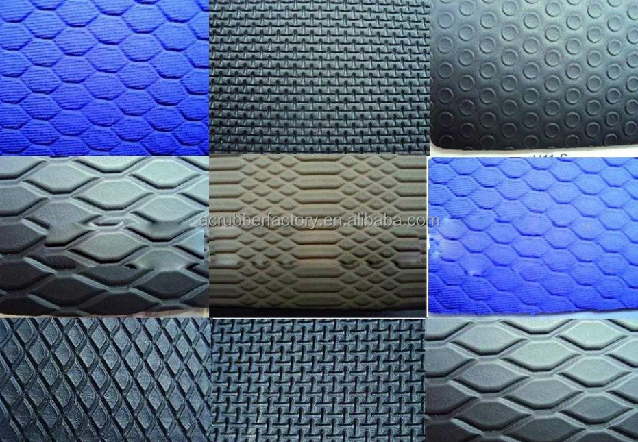 Adhesive Thin Butyl Embossed Rubber Silicone Sheet Vulcanized Neoprene Rubber Sheet