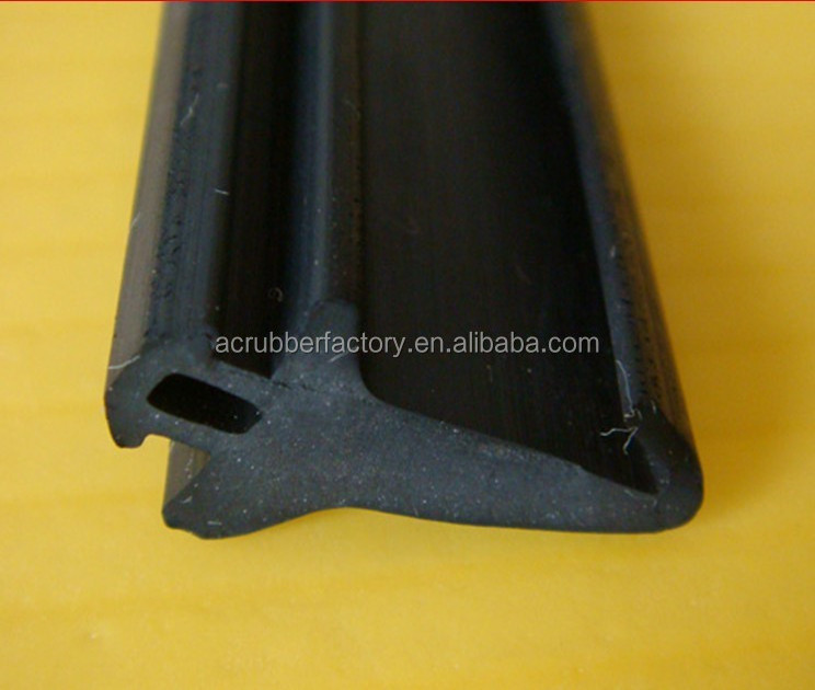 u channel rubber flap seal for watertight door boat windshield rubber seal