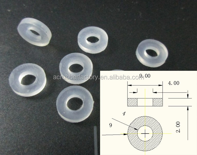 matte flat silicon gasket manufacturer food grade silicone rubber gasket