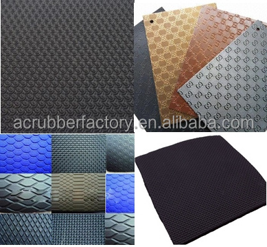 Adhesive Thin Butyl Embossed Rubber Silicone Sheet Vulcanized Neoprene Rubber Sheet