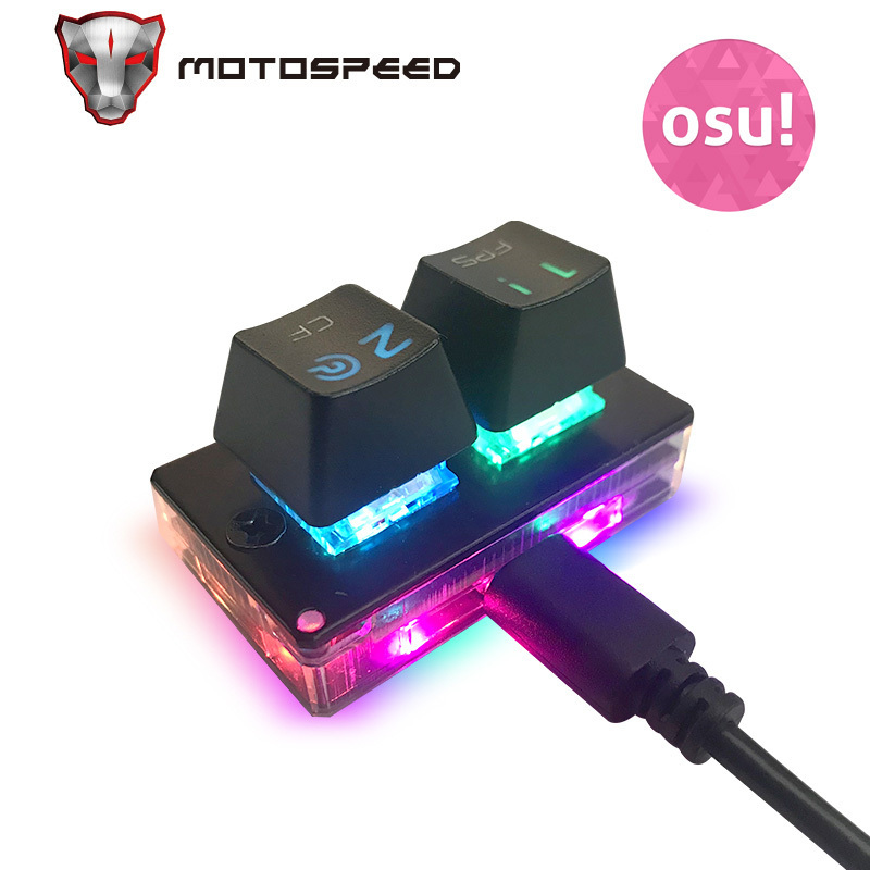 New Motospeed K2 Professional OSU Mini Keypad Hot Swap Music Game Keyboard Wired Mechanical Keypad for OSU Gamer