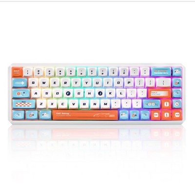 Motospeed Darmoshark K5 RGB Gaming Wireless Mechanical Keyboard 68 Keys Dual-Mode Hot Swap Gateron Switches For PC Desktop Gamer