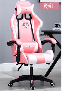 Ergonomic design reclining gaming chair with wheels gaming racing chair for men and women