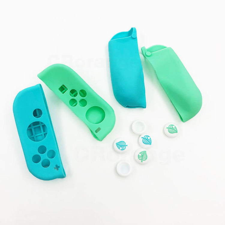 Wholesale left and right anti-slip silicone controller protective case cover for nintendo switch