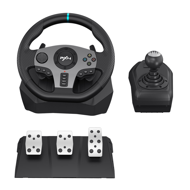 PXN V9 Game Steering Wheel For PS4 Steering Wheel Gaming  900 Degree Rotation