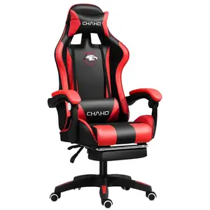 Ergonomic design reclining gaming chair with wheels gaming racing chair for men and women