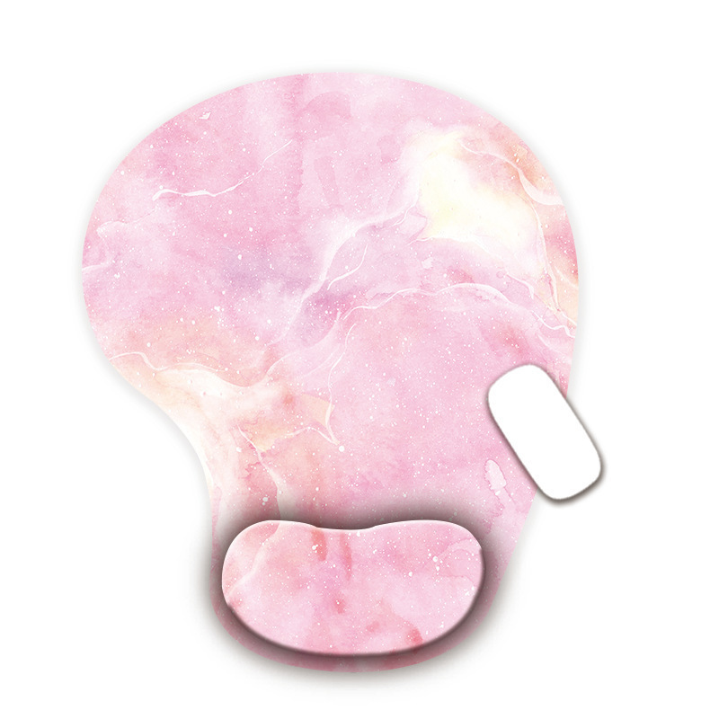 Mouse Wrist Hand Holder Marble Silicone Comfortable Soft Pad Computer Office Cute Girl Wrist Pad