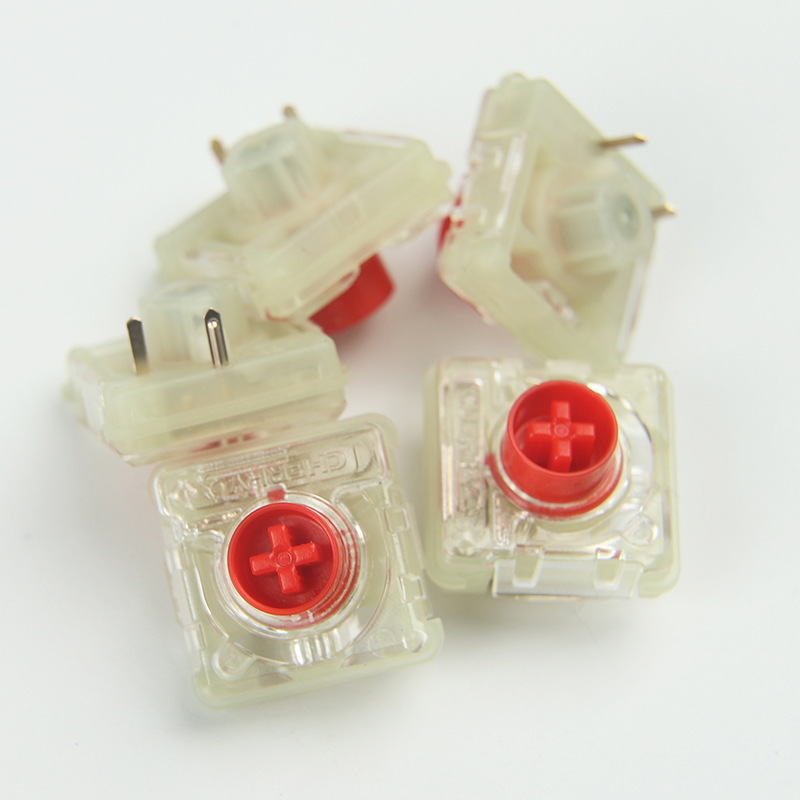 Cherry MX Low Profile RGB Silver/Red Switch Half High Ultrathin Switches For Backlit Mechanical Keyboard