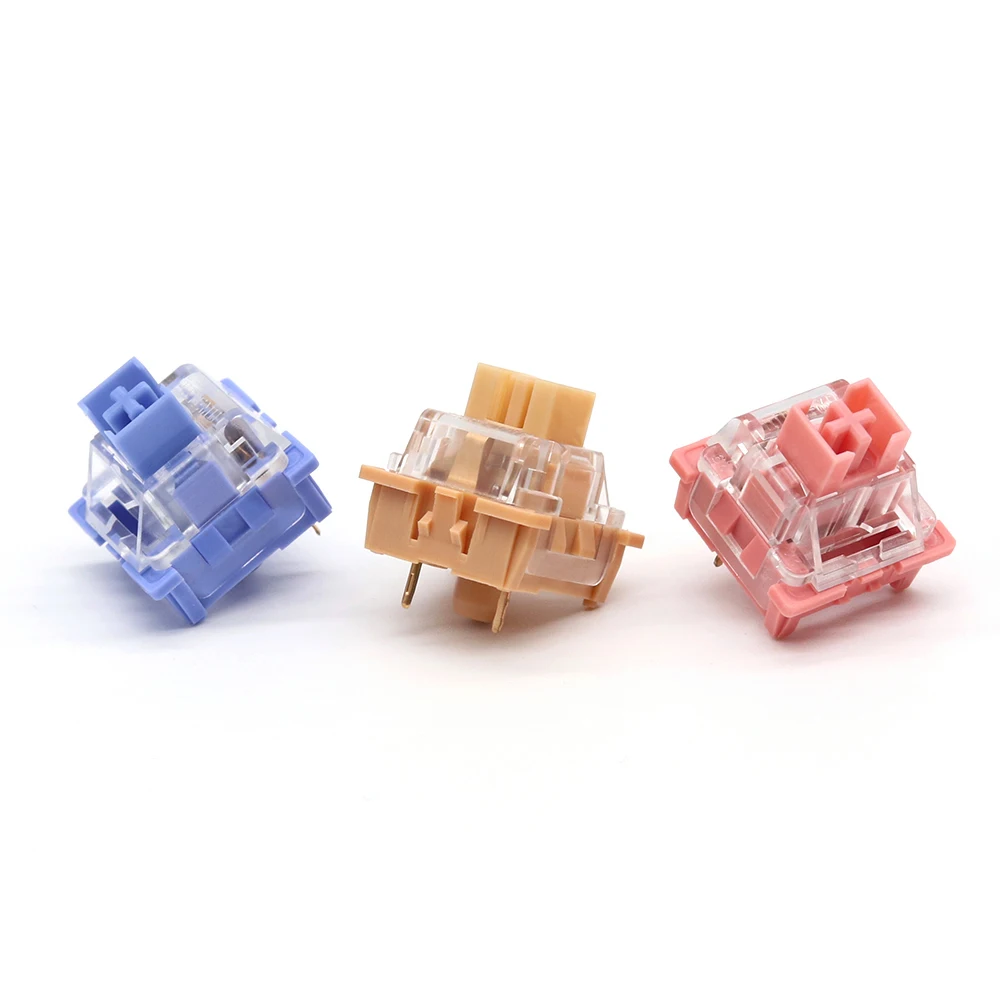 Outemu Switches Lubed Mechanical Keyboard Switch 3Pin Silent Linear Tactile Switches