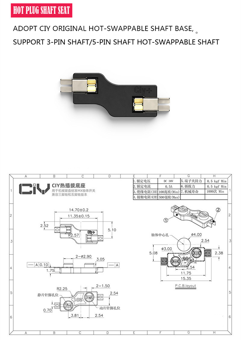 Ancreu Hotswap DIY Gaming Mechanical Keyboard Kit Wireless 2 Mode for 3/5 Pins Switches for Cherry MX Gateron Kailh