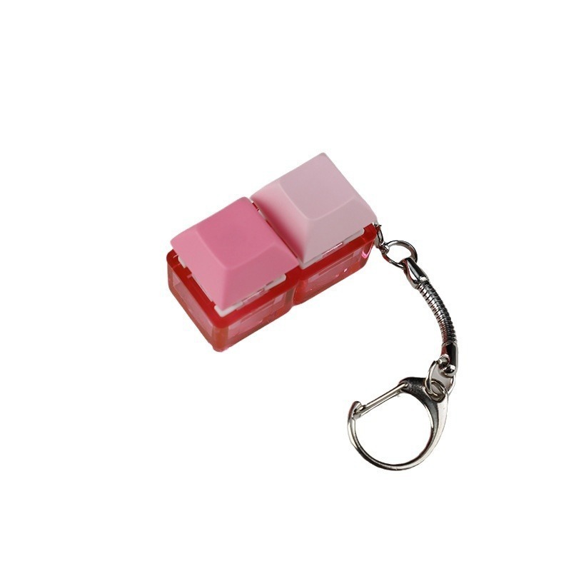 Wholesale 2/3/4 Keys ABS Material Switch Tester DAS PBT Keycaps Keychain Custom Toy Keyboard