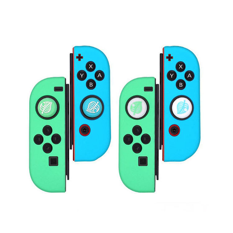 Wholesale left and right anti-slip silicone controller protective case cover for nintendo switch