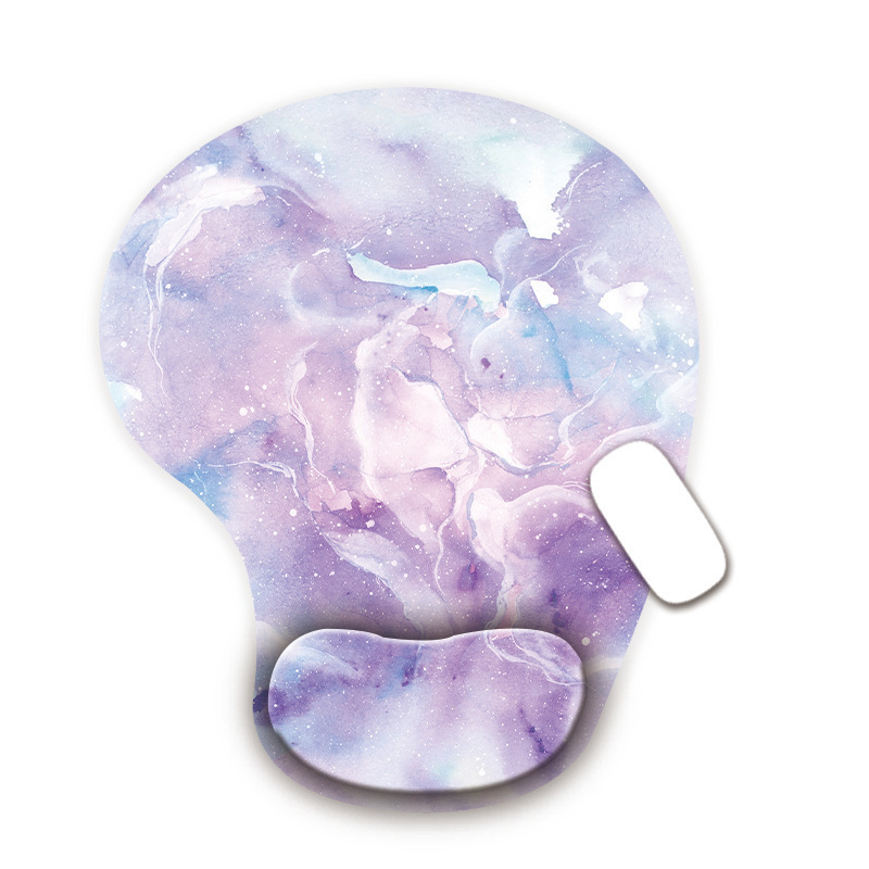 Mouse Wrist Hand Holder Marble Silicone Comfortable Soft Pad Computer Office Cute Girl Wrist Pad