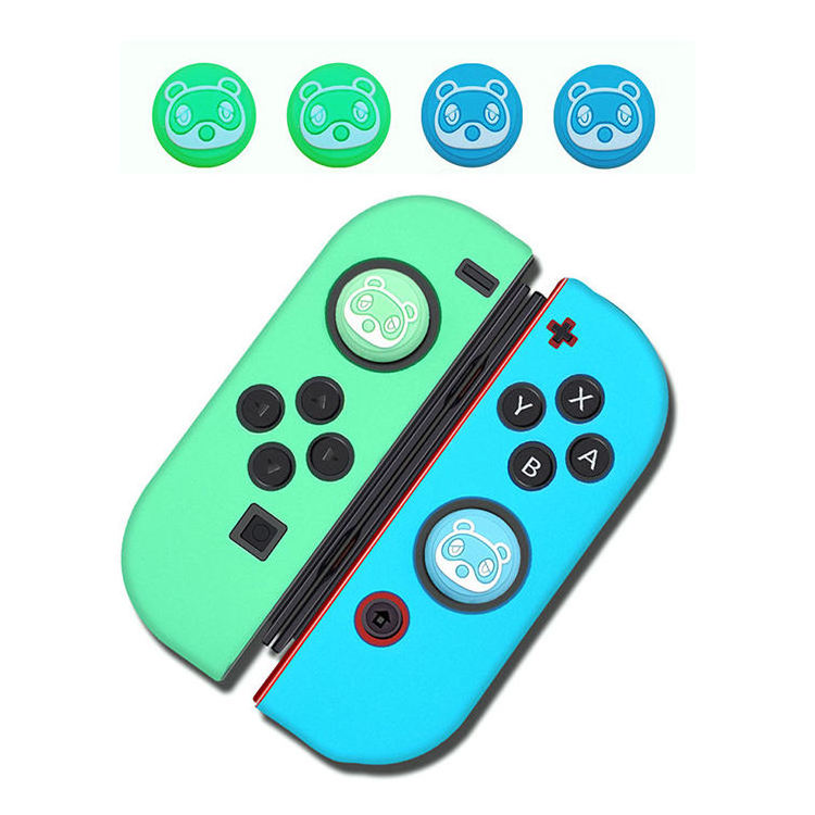 Wholesale left and right anti-slip silicone controller protective case cover for nintendo switch