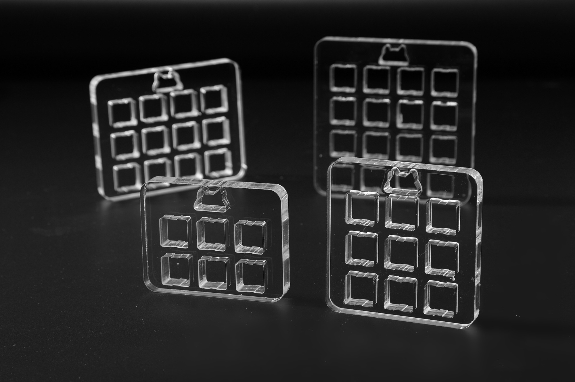 Ancreu Acrylic Switch Tester 2X3 3X3 3X4 4X4 for Cherry Kailh Outemu Switches Mechanical Keyboard