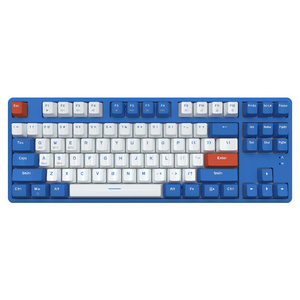 AJAZZ AK871 BT 2.4G Dual-mode Wireless Gaming Mechanical Keyboard 87 Keys Hot Swap Keyboards Red Switch