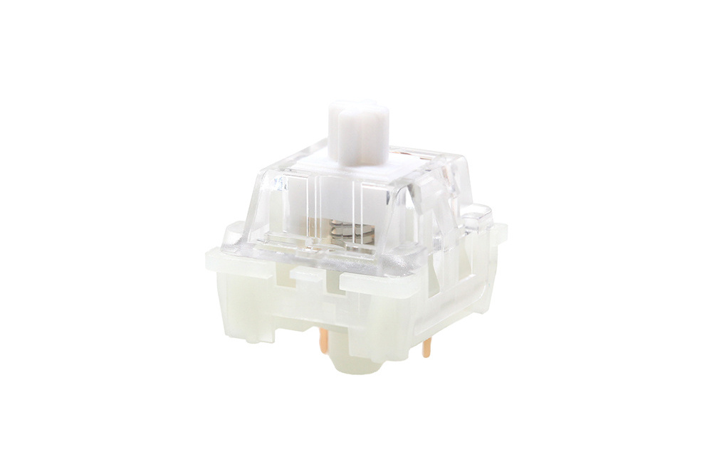 KTT Kang White Switch V3 Linear POM 3 Pin Switch for Mechanical or Gaming Keyboards