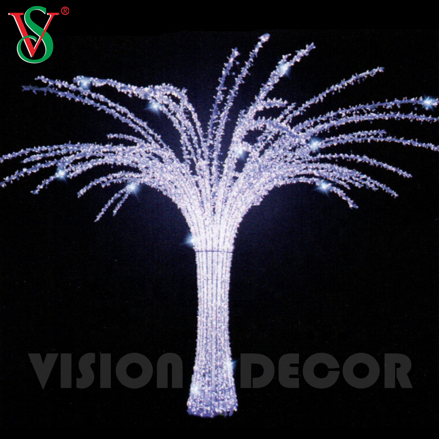 Wholesale Led String Christmas Light Decorative White Twig Lights 3D Motif Branch Tree