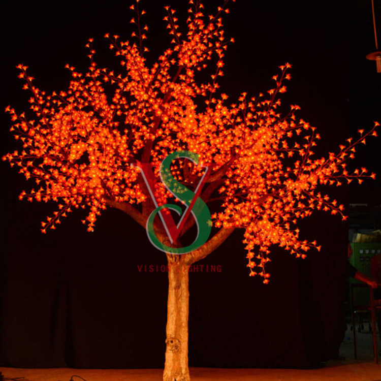 Wire artificial pure copper waterproof brass bonsai led copper wire twig cherry blossom tree lamp