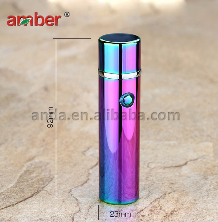 CE Certificate Electronic Cigarette Lighter Eco-Friendly USB Charging Electric Double Arc Lighter